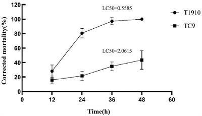 Virulent and attenuated strains of Trichoderma citrinoviride mediated resistance and biological control mechanism in tomato